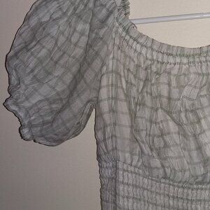 MinkPink Gauze Cottagecore Gingham dress